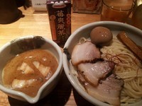 「味玉チャーシューつけ麺2玉1,100円」@北野坂 奥の写真