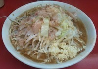 「小ラーメン（ニンニク＋脂）」@ラーメン二郎 桜台駅前店の写真