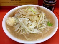「小ラーメン　（にんにく・からめ）」@ラーメン二郎 神田神保町店の写真