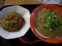 「中華そば+焼き飯のセット」@天天有 お台場店の写真