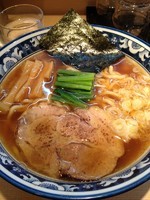 「1号ラーメン（あっさり）750円」@ラーメン 雷鳥の写真