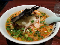 「コク辛とんこつ太麺（５５０円）」@らーめん藤龍 イオン北戸田SC店の写真