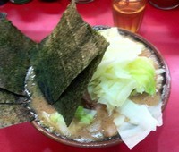 「チャーシューメン＋キャベツ　味濃いめ」@杉田家 千葉祐光店の写真
