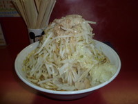 「小ラーメン（野菜マシ　ニンニク少し　アブラ　　タマネギW）」@麺屋 桐龍の写真