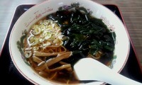 「ワカメラーメン(420円)」@浮城食堂の写真