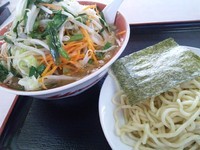 「つけタンメン￥750・野菜増し￥100」@あぢとみ食堂の写真