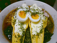 「アイスクリームラーメン」@楽食拉麺 菊やの写真