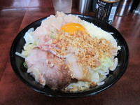 「小ラーメン650円、汁無し100円、粉チーズ100円」@ラーメン二郎 めじろ台法政大学前店の写真