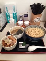 「つけそば＆ミニチャーシュー丼」@つけそば 九六の写真