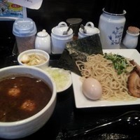 「特性鰹つけ麺 950円」@つけ蕎麦屋 龍馬灯の写真