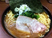 「ラーメン＋麺増し＋のり＋半ライス」@横浜家系 侍 渋谷店の写真