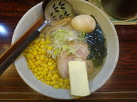 「塩バターコーン(大盛)(750円)」@旭川らーめん 丸豆の写真
