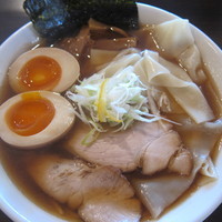 「特製朝らぁめん（８８０円）」@煮干し中華 八の写真