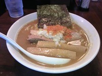 「海老辛らあめん850円」@らぁめん 葉月 不動前店の写真