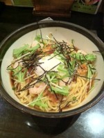 「えび玉まぜそば  大盛」@はる樹の写真