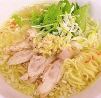 「鶏ネギソースらーめん塩味750円」@麺や 光 錦糸町2号店の写真