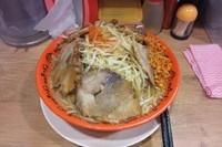 「メガ辛味噌豚野郎ラーメン＋野郎増し（\1300）」@野郎ラーメン 秋葉原店の写真