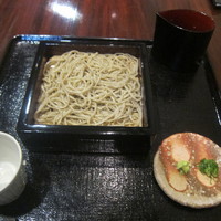 「粗挽きせいろ（１０５０円）＋玉子焼き（７３５円）」@玉笑の写真