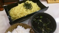 「ざる中華(大)540円+半ライス150円」@まる竹本舗 カレッタ汐留店の写真