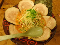 「海老味噌チャーシューめん 1000円」@海老味噌らーめん ヌプチェの写真