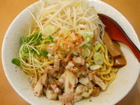 「海老油そば（大盛）」@味噌麺処 花道庵の写真