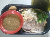 「ムタヒロ アハハ煮干しつけ麺+ムタヒロ盛り￥1100」@大つけ麺博 2012の写真