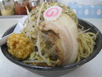 「角ふじ麺（野菜中盛り）500円　（オープン記念クーポン価格）」@満帆製麺所の写真