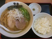 「【限定】鯛そば ￥780＋半ライス ￥100＝￥880」@中華そば田家 ふくふくの写真