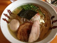 「【限定】鯛アゴ煮干しそば（塩） 750円」@麺屋 むじゃきの写真