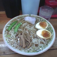 「煮卵入り中華そば(620円)」@中華そば みずさわ屋の写真