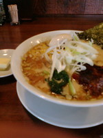 「塩豚骨らーめん全部入り（並）」@麺屋ごんぶしの写真