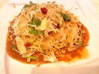 「汁なしタンタン麺」@SARIO 聘珍茶寮 横浜ワールドポーターズ店の写真