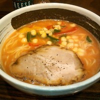 「《限定》　リコピンらあめん」@らあめん ひばりやの写真