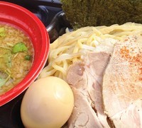 「アハハ煮干つけ麺800円ムタヒロ盛り300円」@大つけ麺博 2012の写真