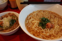 「梅じそ生碼麺」@生碼麺食道の写真