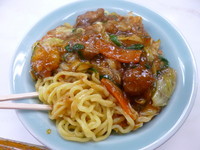 「スタミナ冷やし（650円）」@ラーメン八エ門の写真