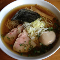 「煮干醤油・中太麺(730円)」@喜乃壺の写真