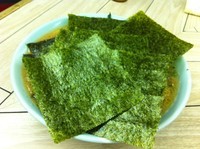 「ラーメン（大）＋のり＋ほうれん草」@らすた 代々木支店の写真