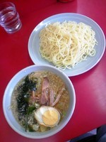 「つけそば４５０円（何故か１００円引）通常５５０円」@鹿児島一番の写真