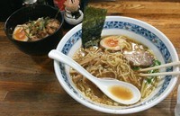 「和風ラーメン＋３色丼」@和風らーめん 大家の写真