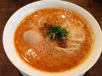 「担担麺 750円＋半熟煮玉子100円」@創作麺工房 鳴龍の写真