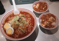 「北極野菜＋単品麻婆＋プチ麻婆丼（無料）」@蒙古タンメン 中本 高円寺店の写真