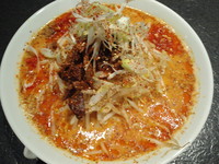 「赤坦々麺 辛め 大盛り」@麦粋舎の写真