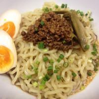 「味玉まぜそば（大盛）￥６８０」@麺や金時の写真