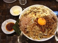 「油そばジャンク盛り　大盛り」@油そば 油虎の写真