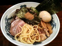 「魚介まぜそば」@三代目 ◯助 MARUSUKEの写真