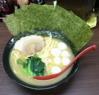 「正油(並)650円+のり・うずら各50円+ライス 100円」@ななふく家の写真