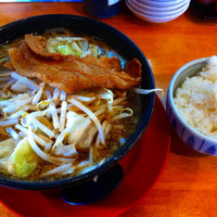 「ド根性の醤油+Aセット」@神戸ちぇりー亭 宝塚店の写真