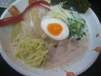 「とりそば（大盛）　７５０円」@つけめん 琥珀の写真