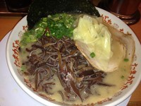 「らぁめん＋ワンタン」@九州大分らぁめん たまがった 西口店の写真